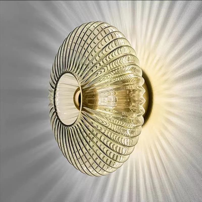 Applique murale LED nordique en verre, luminaire décoratif d'intérieur, idéal pour un salon, une chambre à coucher, un hôtel, un chevet, un