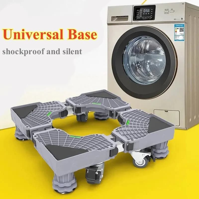 Base universelle pour Machine à laver, Base de levage pour réfrigérateur, Base réglable multifonctionnelle pour sèche-linge, réfrigérateur,