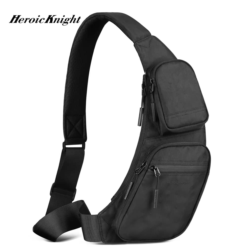 Heroic Knight – sac à bandoulière Durable pour hommes, sac à bandoulière léger en tissu x-pac, sac à bandoulière de poitrine de voyage