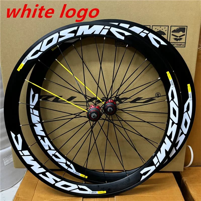 Jeu de roues de vélo 700C pour cadre de 30/40/50 mm, pack de roues de route avec freins V/C et frein à patin, pour vélo de route à pignon fixe