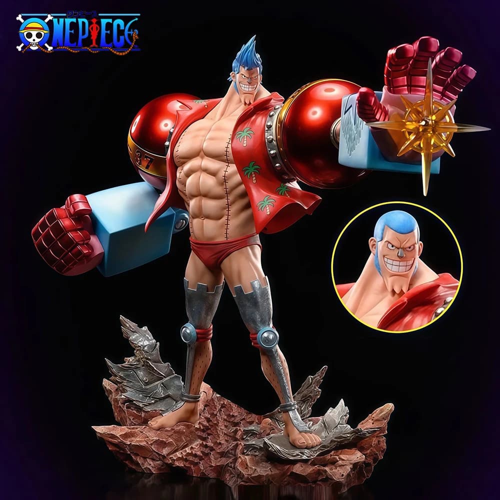 Figurine une pièce de dessin animé Franky, 28.5cm/11.22 pouces, Statue en Pvc, ornement de bureau, Collection, modèle de jouets, cadeaux