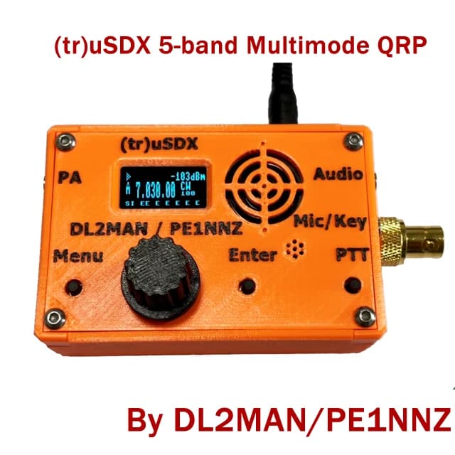 (tr)uSDX usdx émetteur-récepteur Kits QRP multimode 5 bandes et assemblés avec étui par PE1NNZ et DL2MAN