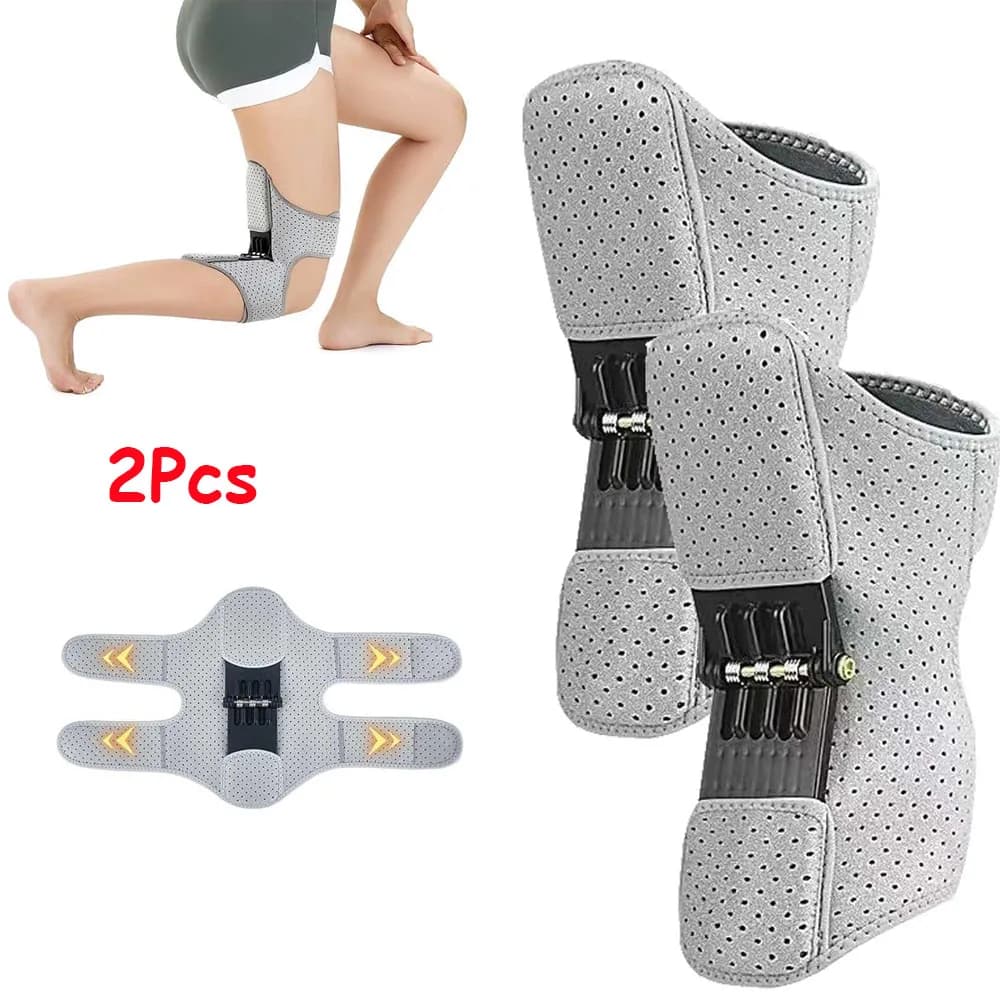 2 pièces de genouillère réglable avec soutien de la rotule - Stabilisateur articulaire à charnières pour tendinite rotulienne, ménisque et