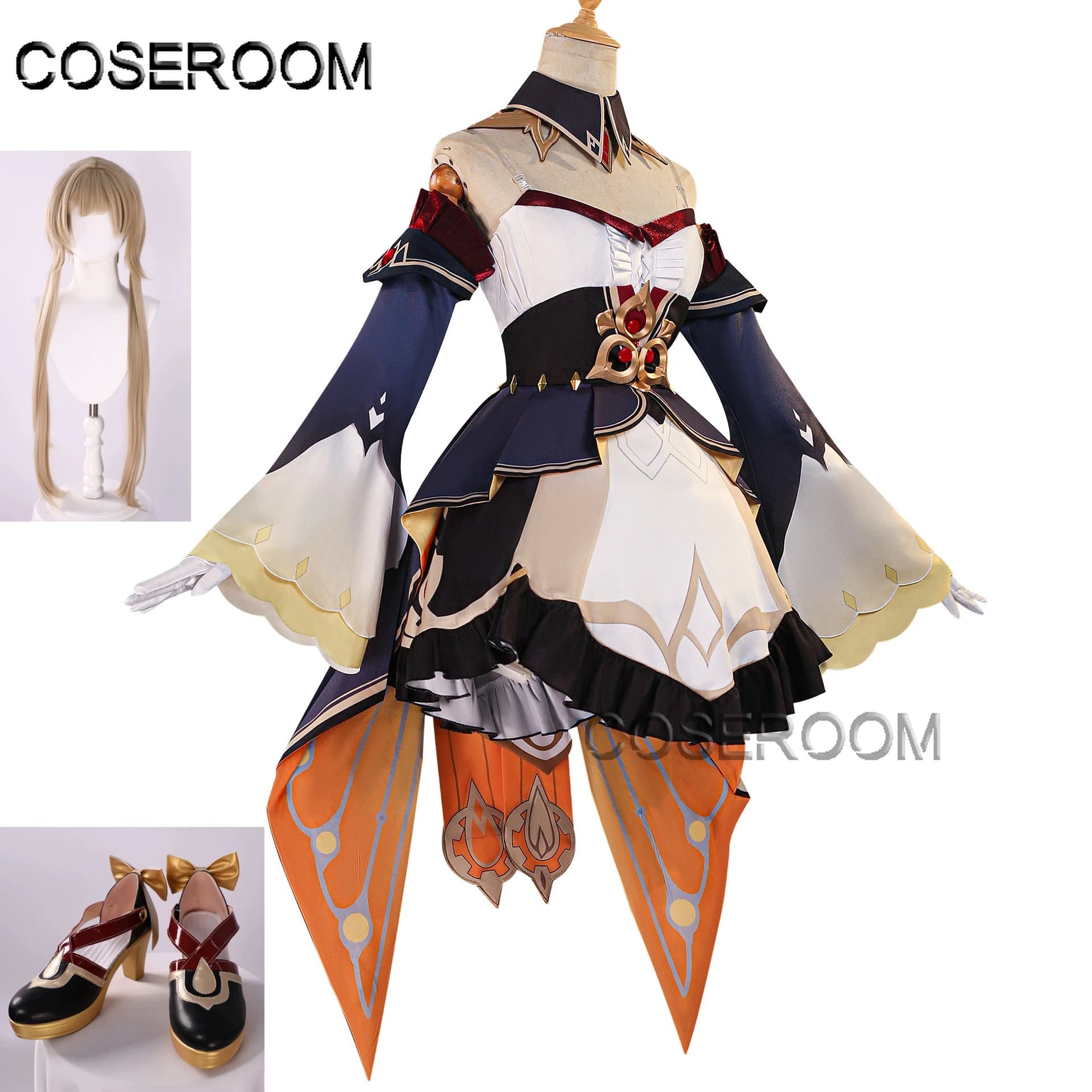 Jeu d'anime GenshinImpact Marionette Sandrone Cosplay Costume perruque chaussures tenues femmes Halloween carnaval jeu de rôle uniforme robe