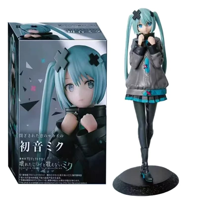Statue de figurine d'anime officielle Hatsune Miku - Modèle de collection Vocaloid mignon en PVC