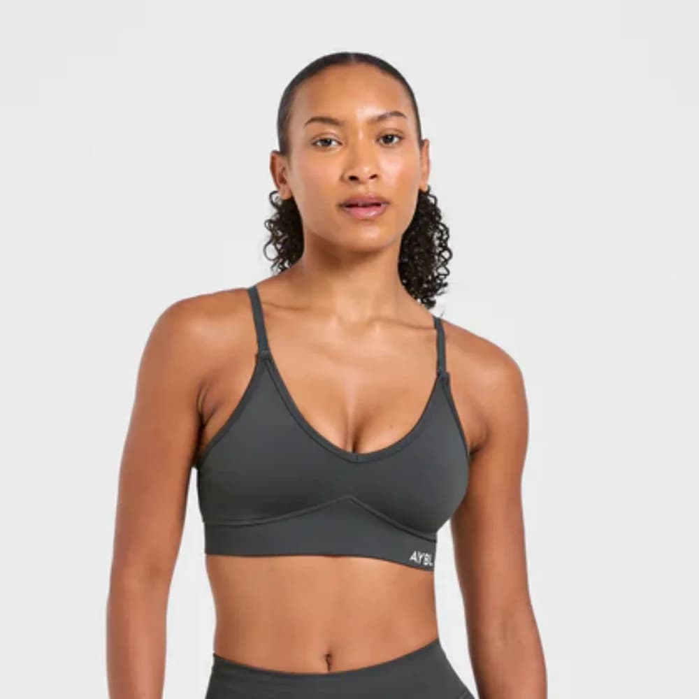 Soutien-gorge de sport et de yoga pour femme de la marque Brand — Soutien-gorge de fitness compressif pour femme — Matière antidérapante et