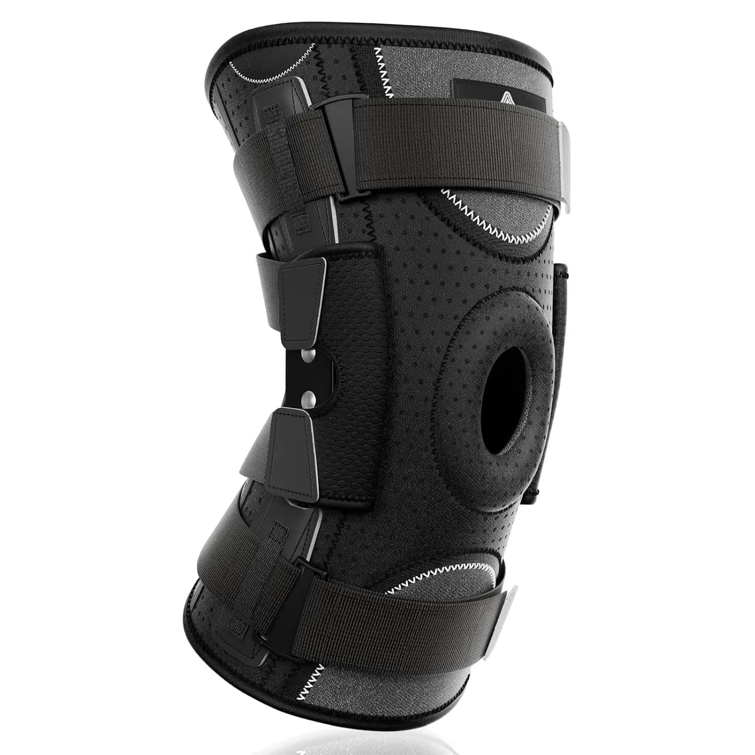 NEENCA Genouillère articulée pour douleur au genou avec stabilisateurs latéraux et coussinet de gel Arthrite Meniscus Tear Soulagement de la