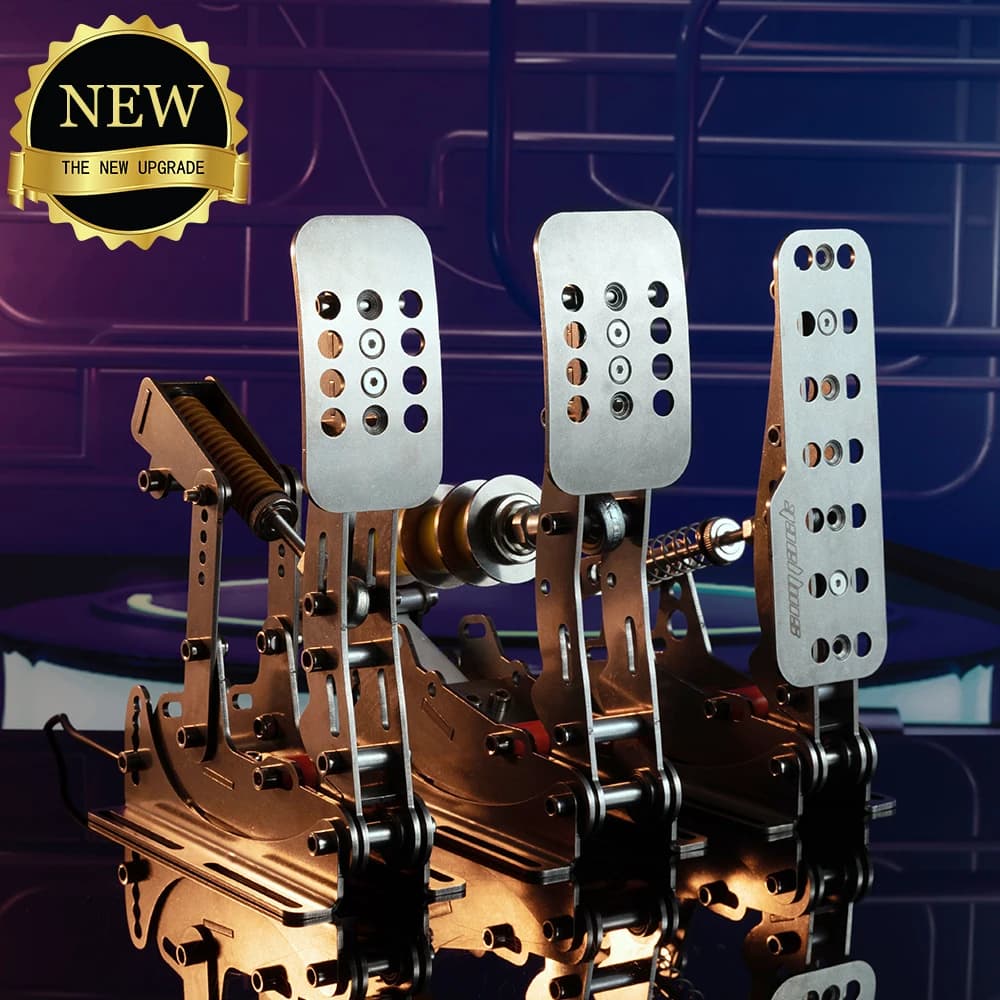 SIMJACK UT pédales Sim pédales de course PC simulateur de course capteur de pression cellule de charge HE pédale hydraulique