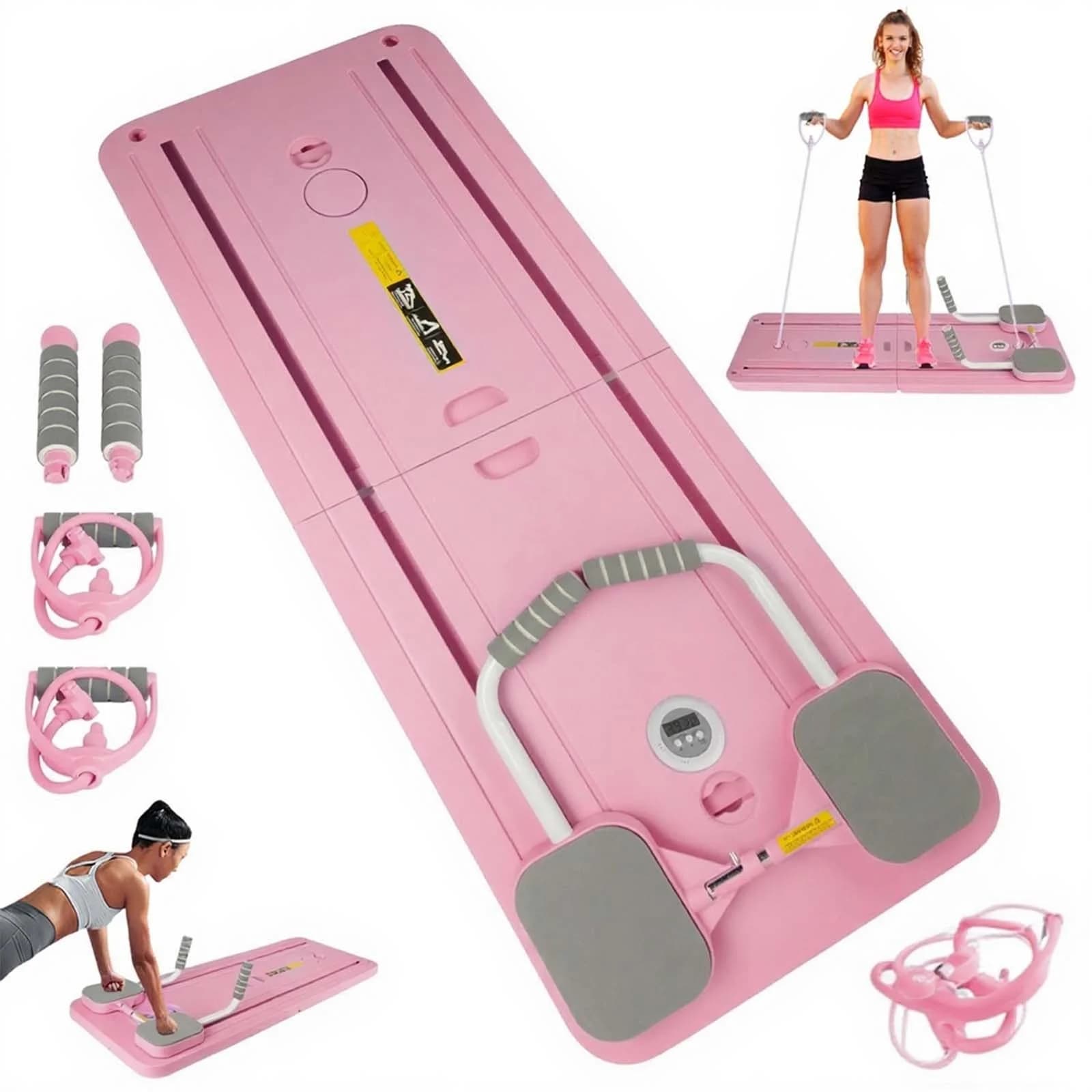Planche de Fitness pliable pour entraînement complet du corps, renforcement des Muscles, planche abdominale à rebond automatique, planche à