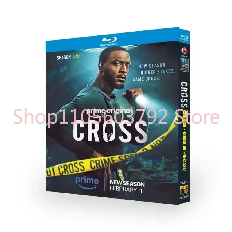 Cross Season 2 2026 2 disques toutes régions, coffret scellé neuf, disque Blu-ray anglais, nouvel emballage