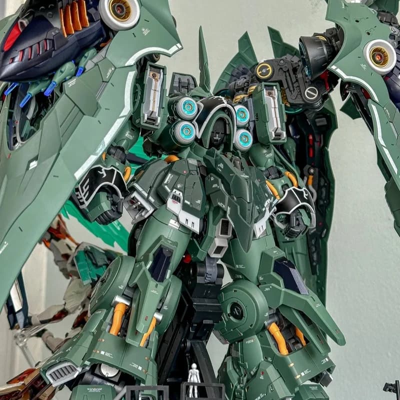 En Stock modèle d'axe fonctionne OSIRIS domineur aérien 1/100 assemblage mobilité modèle jouets Mecha NZ-666 Kshatriya KIT d'éclairage LED