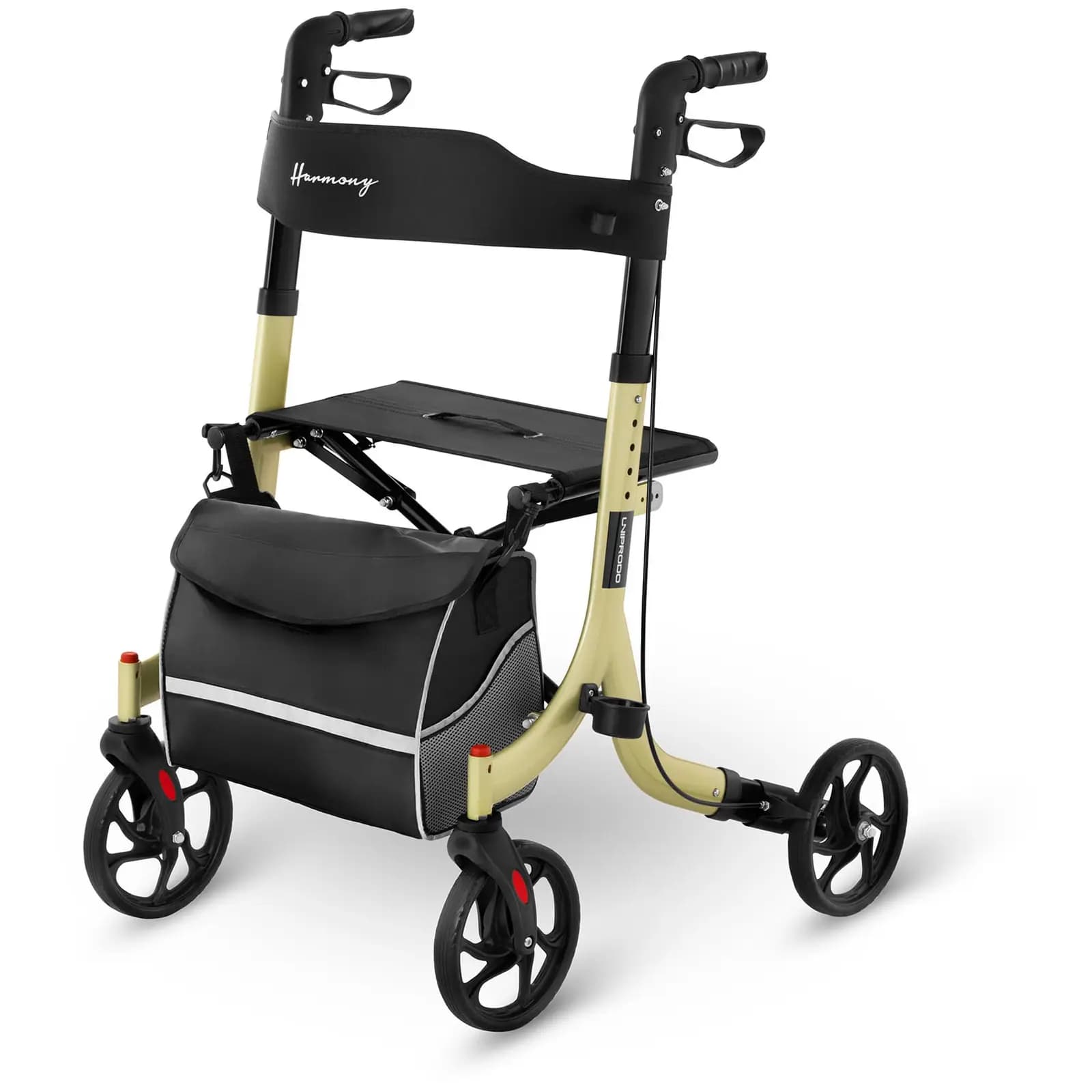 Rollator Harmony Champagne 136 kg - Rollators by Uniprodo