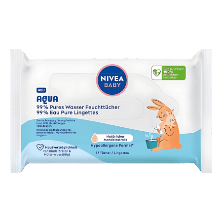 Nivea Baby 99% Billendoekjes – 57 stuks