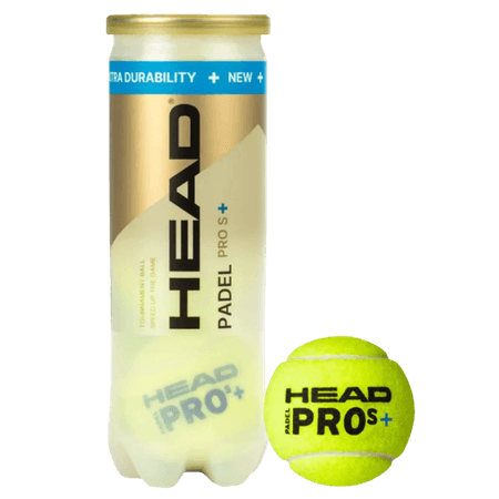HEAD Pro S+ Padel Balls â 3 stuks