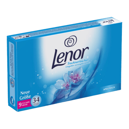 Lenor April Frisse Doekjes - 34 stuks.