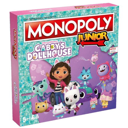 Monopoly Junior Gabbyâs Dollhouse Board Game