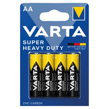 Varta Super Heavy Duty Batterijen AA â 4 st