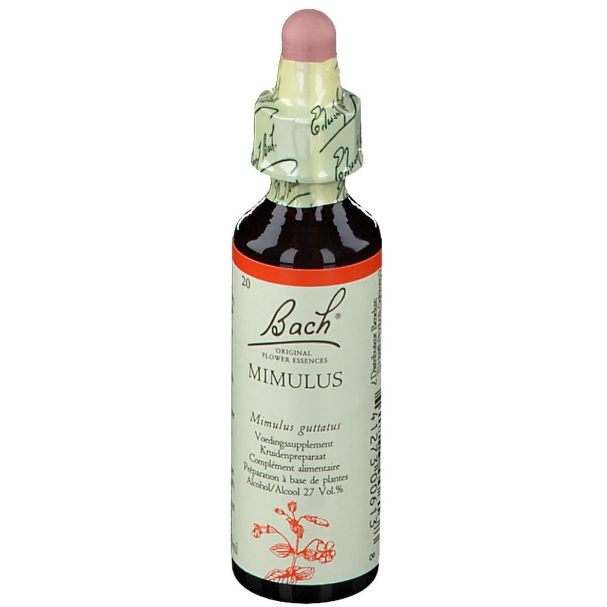 Bach Bloesem No 20 Mimulus Druppels