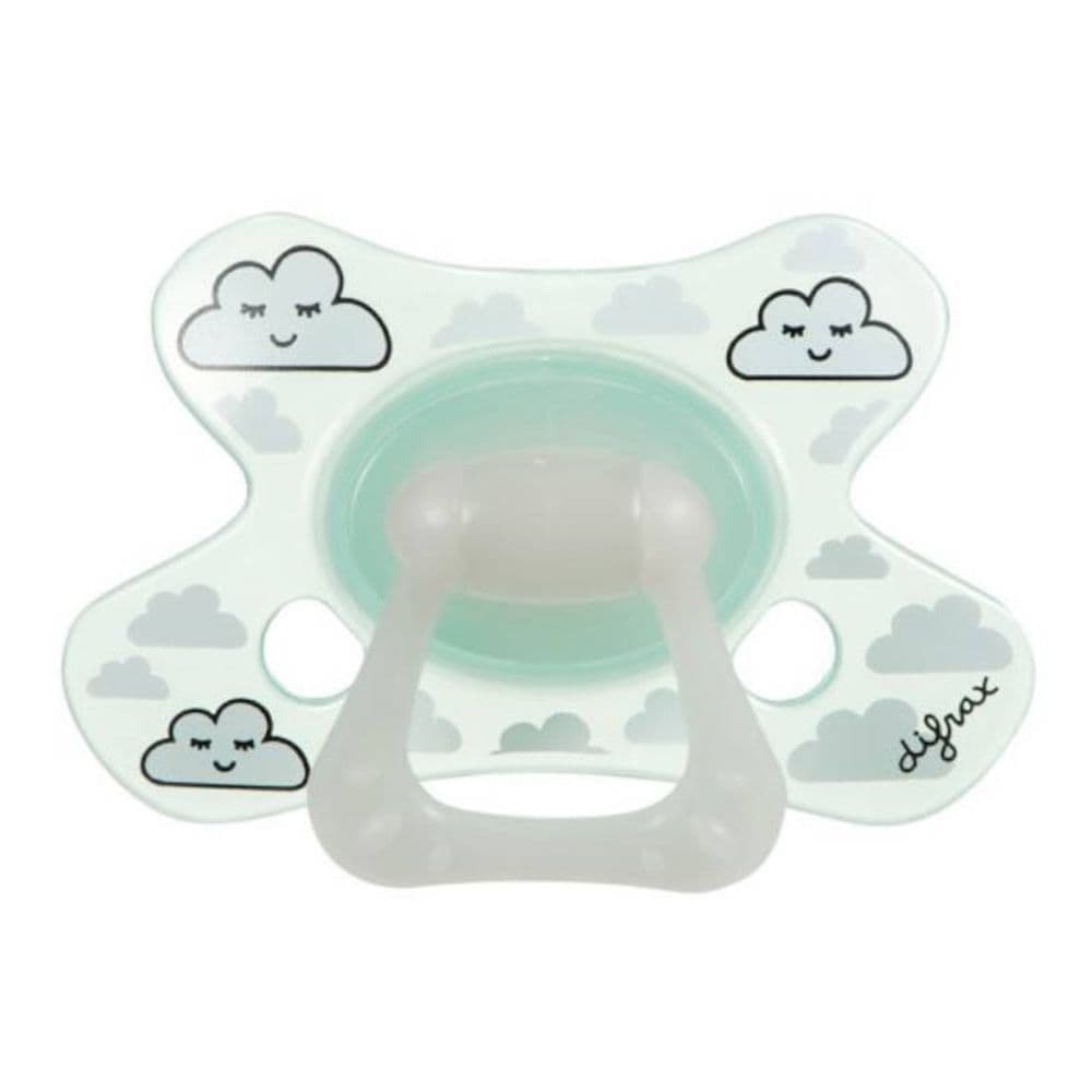 Difrax Fopspeen Natural Glow in the Dark 6 Maanden+ 1 Speen