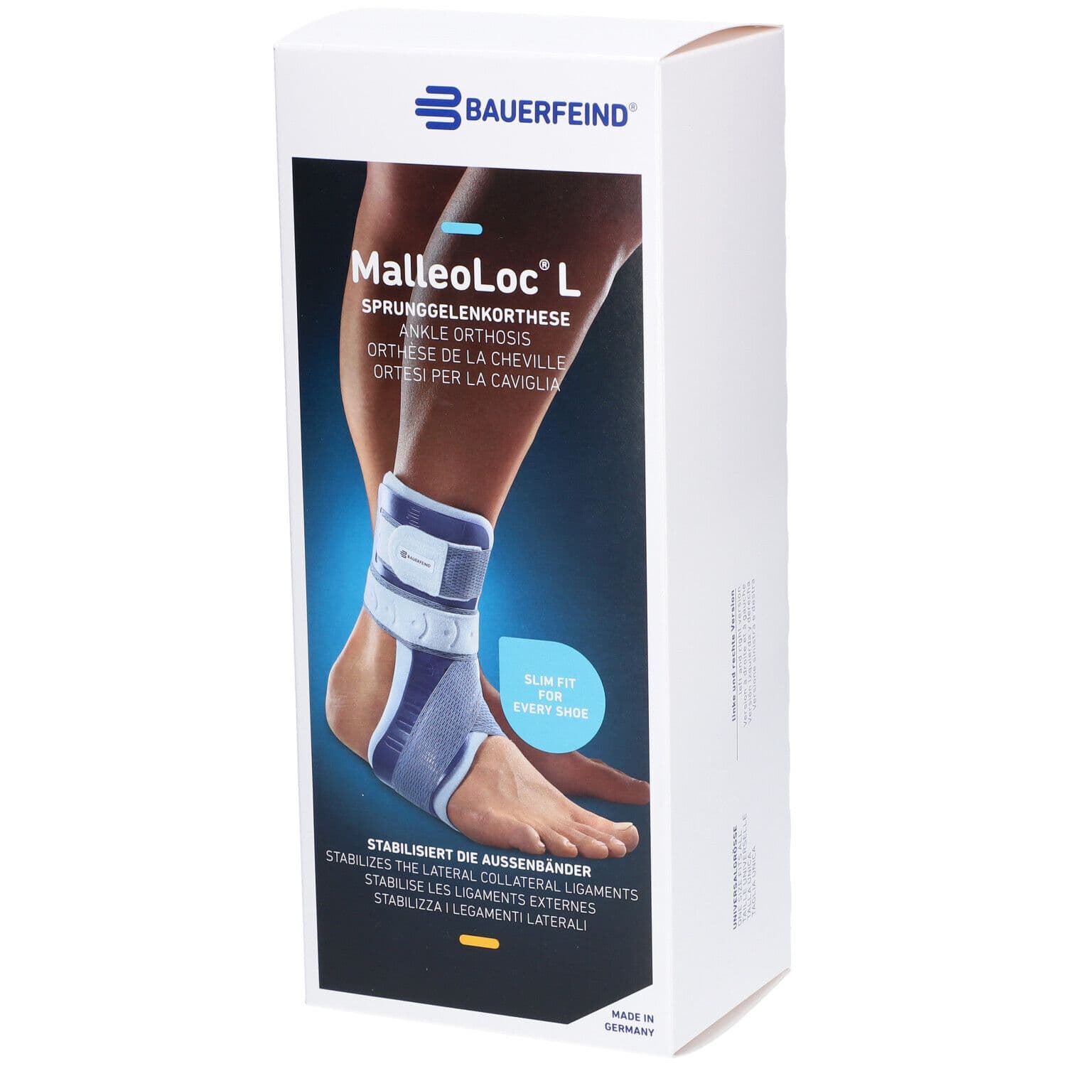BAUERFEIND MalleoLoc® L Universele rechte enkelorthese 1 Verband(en)