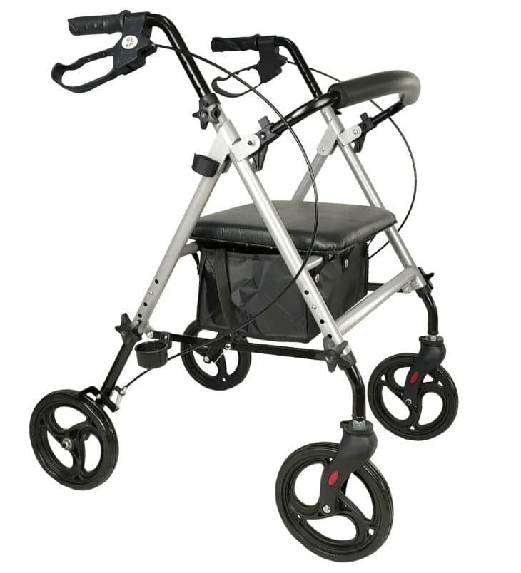 Ausilium Rollator van licht aluminium, 4 wielen, inklapbaar 1