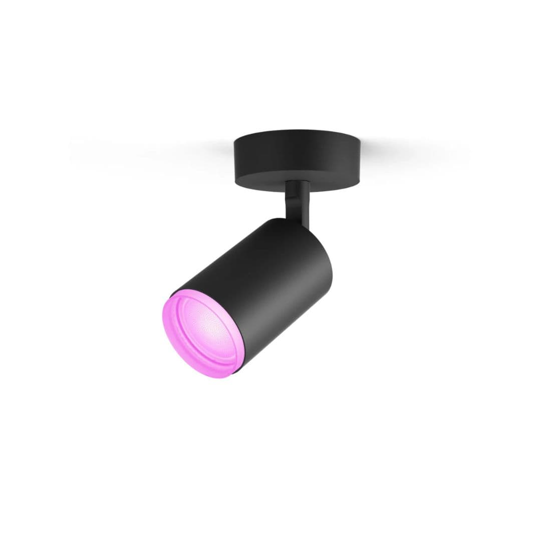 Philips Hue White & Color Ambiance Fugato 1 Spot - Zwart