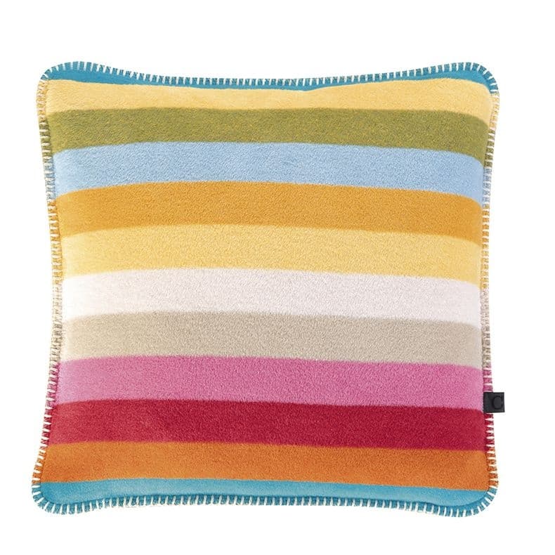 Cawö Cawo Lifestyle Kissen Blockstreifen Kussenhoes 50/50 multicolor
