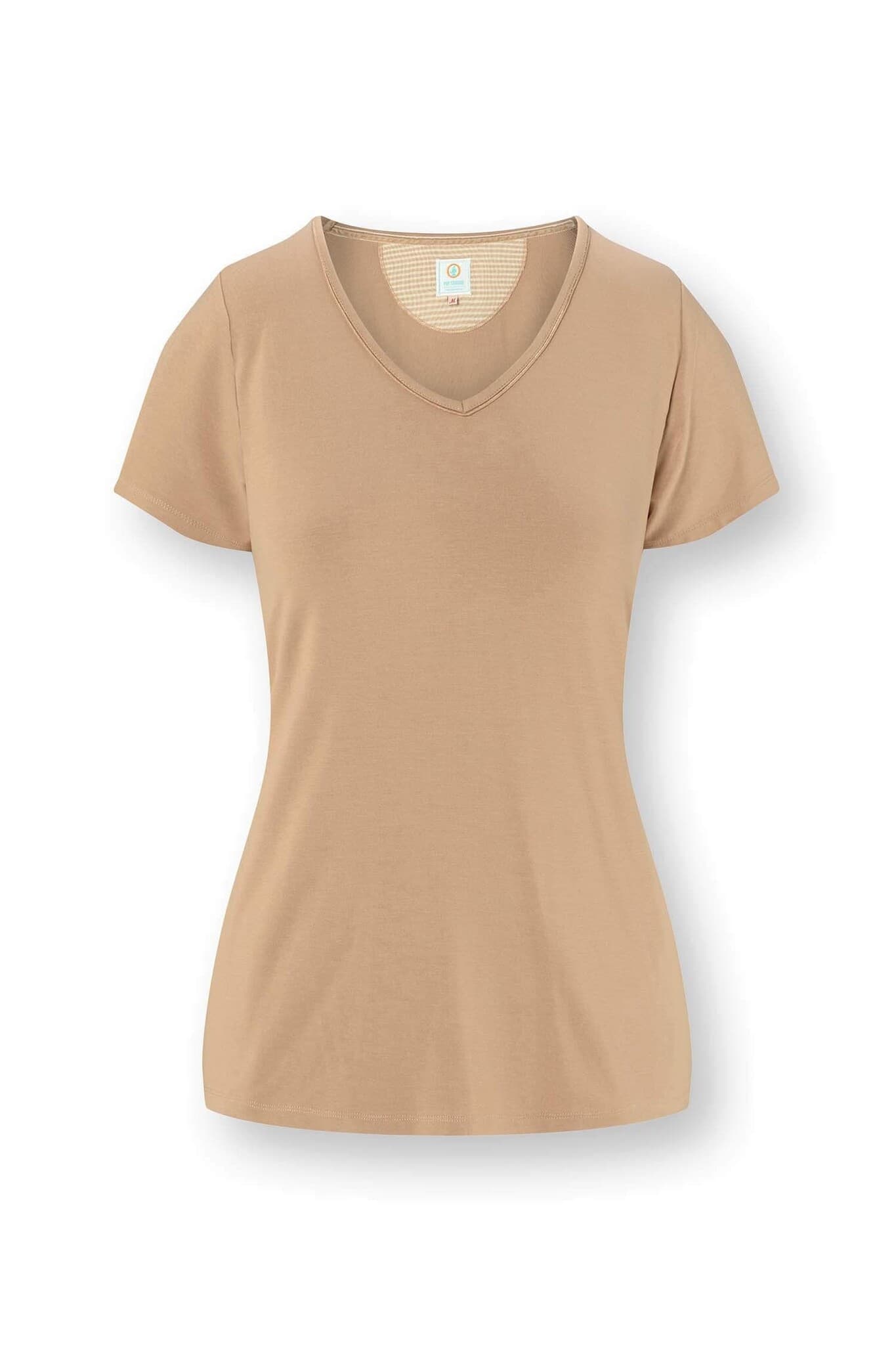 Pip Studio Pip Studio Toy Short Sleeve Top Solid Sand XXL