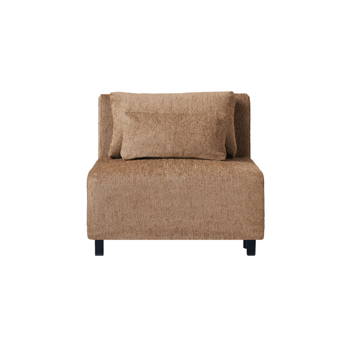 House Doctor Camphor bank module midden element incl 2 kussens - camel