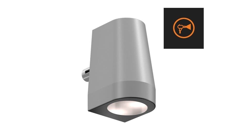 Architecturale kegelvormige buitenverlichting HELIOS - CONE55 - Locinox