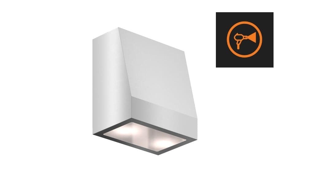 Architecturale trapeziumvormige buitenverlichting HELIOS - HEPTA75 - Locinox