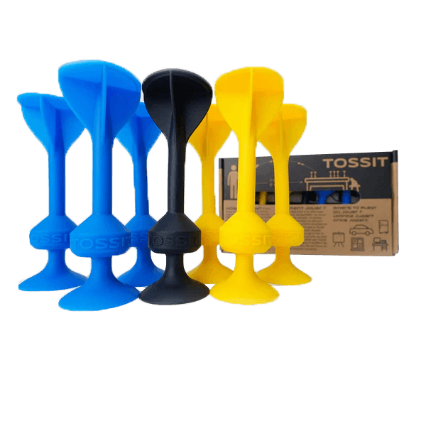 Tossit - Starter Pack - Blauw-Geel - Partyspel