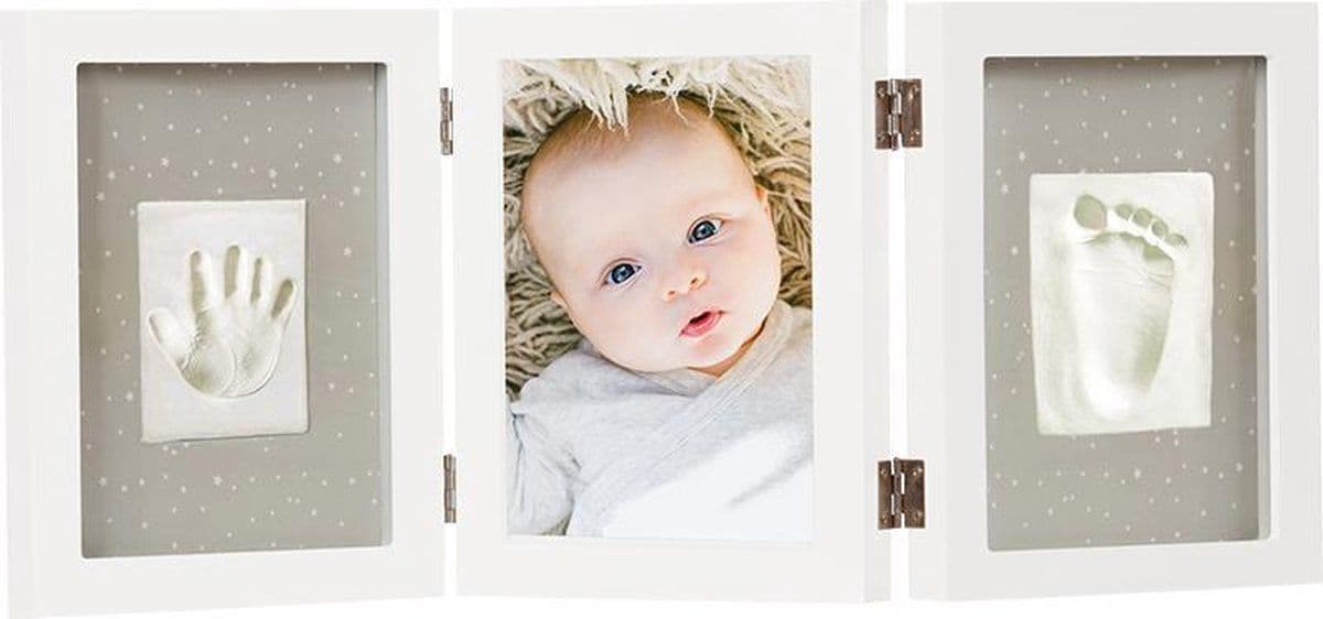 Happy Hands - Baby Print Triple Frame Kit - Drieluik met hand- en voetafdruk