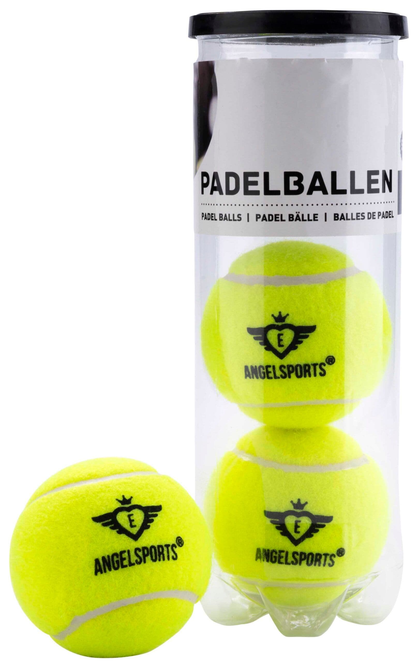 Angel Sports Padelballen - 3 stuks - Gasgevuld - IPF approved (3 stuks)