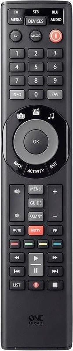 One For All Smart Control 5 URC7955 - Universele Afstandsbediening - Met Netflix Toets