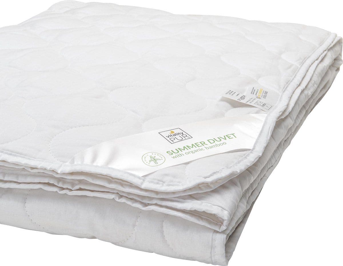 Vitality Pur – Natuurlijk zomerdekbed – Bamboe vulling – 155x220