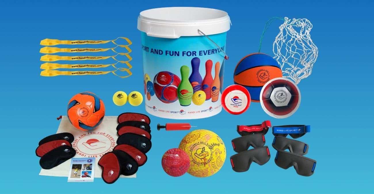 Able2 Activiteitenbox voor blinde sport – Compleet sportpakket voor slechtzienden én zienden