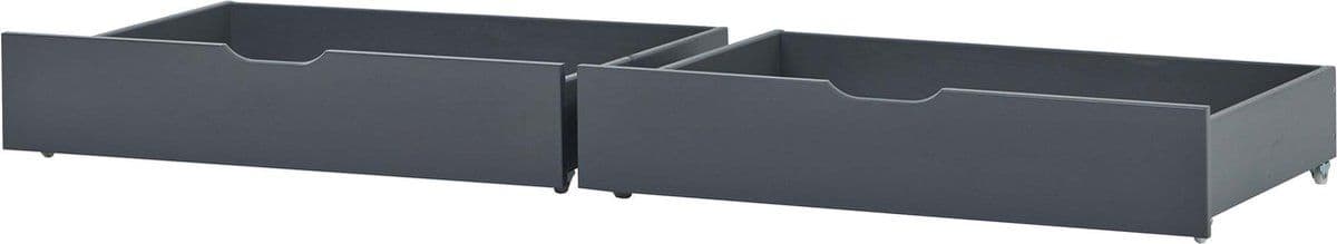 Hoppekids ladekast voor bedden van 70x190cm en 90x200cm, Smoked Pearl