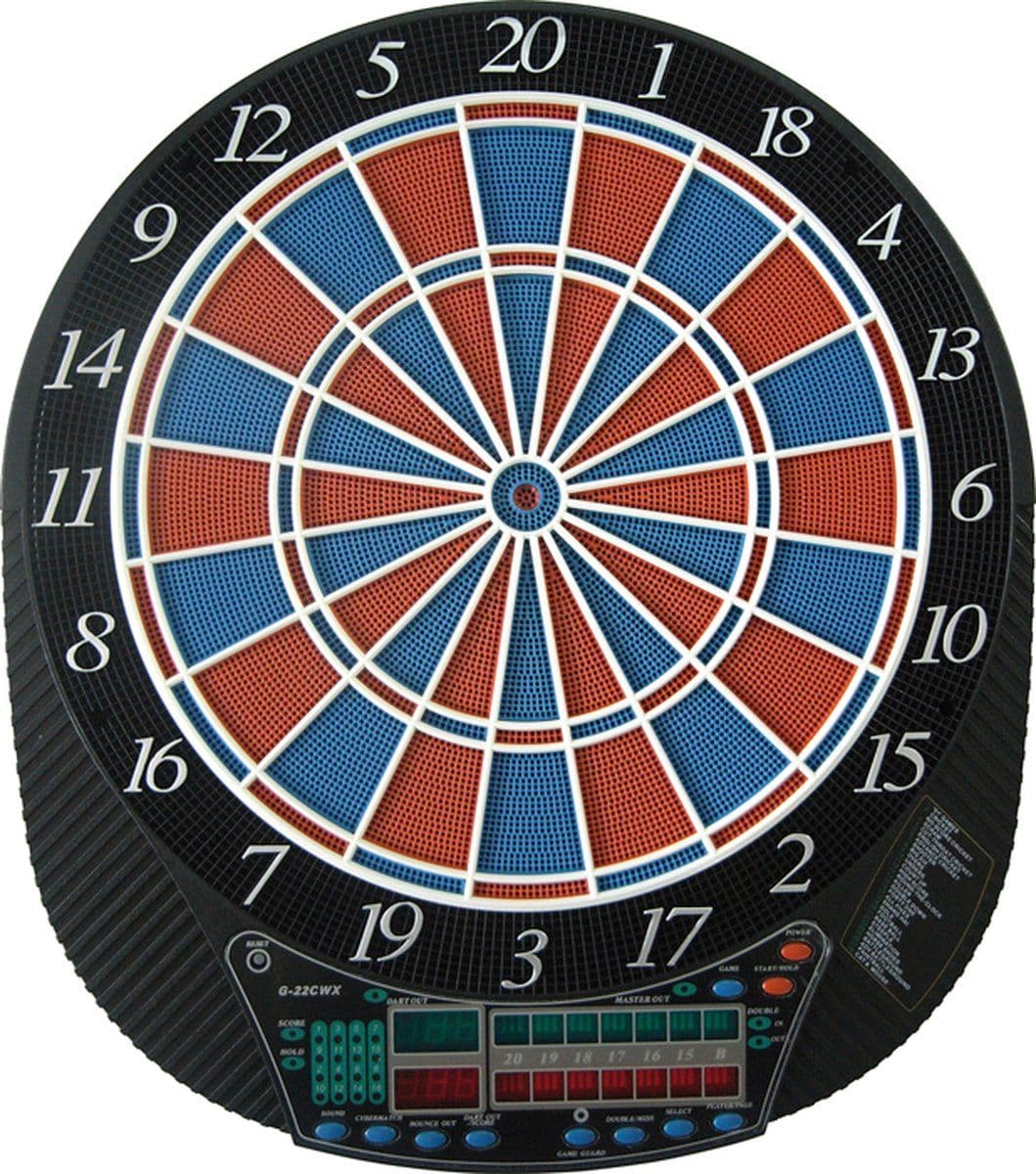 Viper - Elektronisch dartbord - 25 spellen 167 niveaus - (12 softtip darts)
