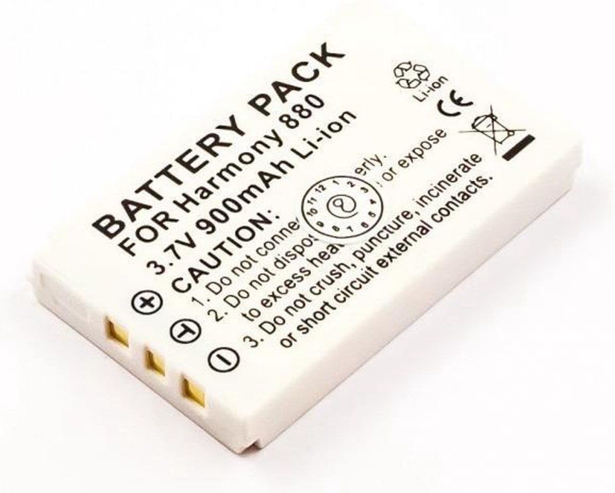 Batterij geschikt voor Logitech Harmony 720 Remote, 880, 885, 890, One