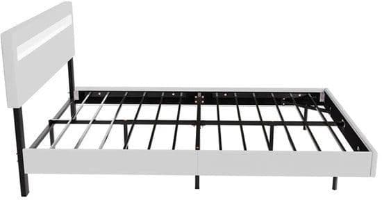 Zwevend Bed Lissabon - 140x200cm - LED Verlichting - Wit