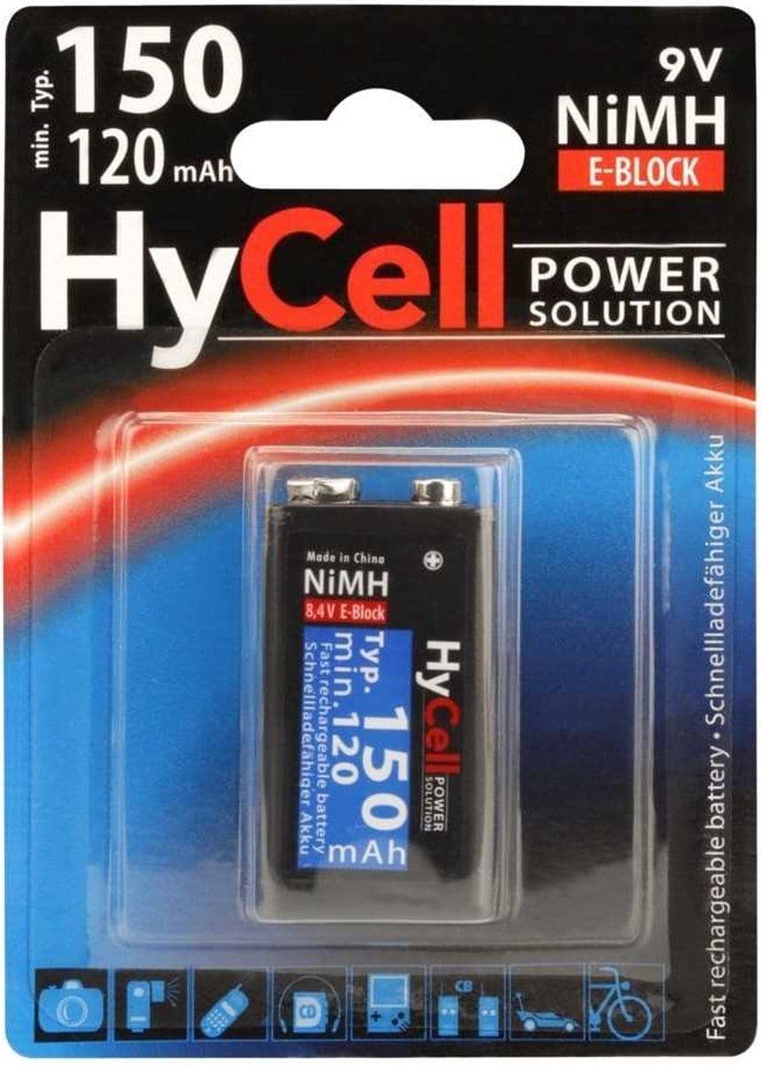 HyCell NiMH-batterij type 150 E-Block 120mAh