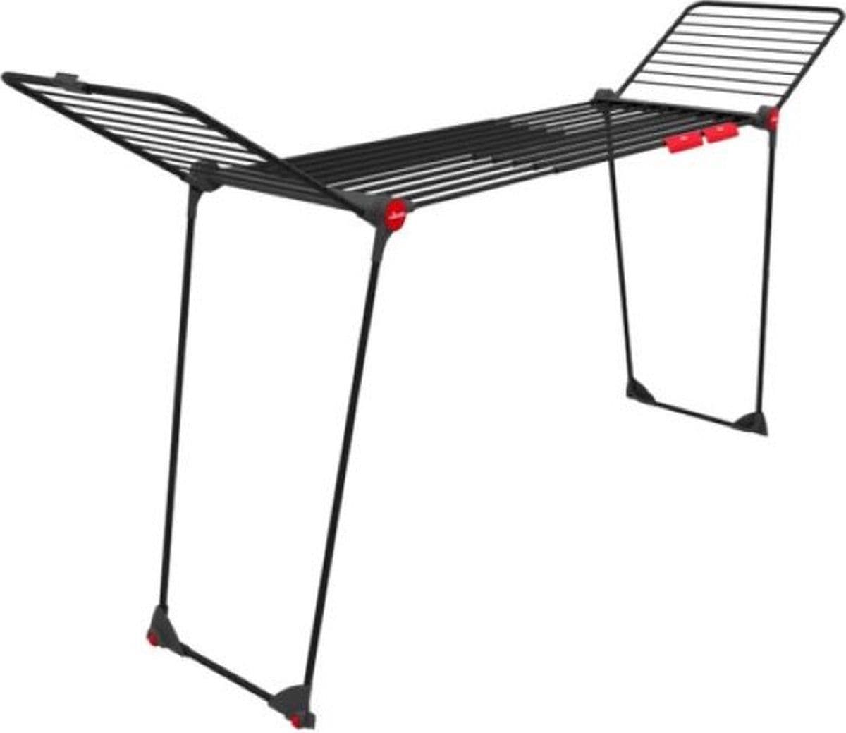Vileda Infinity Flex Ultimate - Droogrek - 30 m drooglengte - Telescopisch uittrekbaar - Zwart