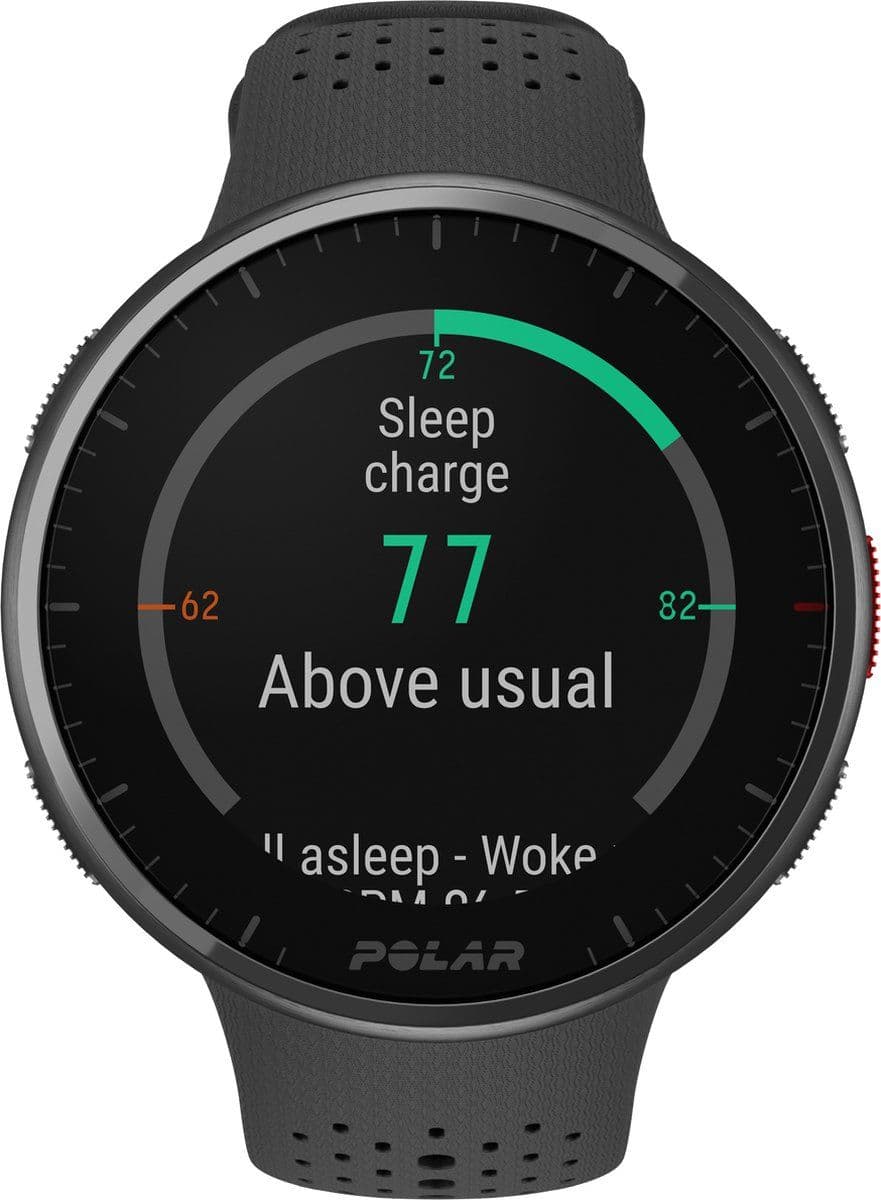 Polar Pacer Pro - GPS Hardloophorloge - Geïntegreerde barometer - Zwart