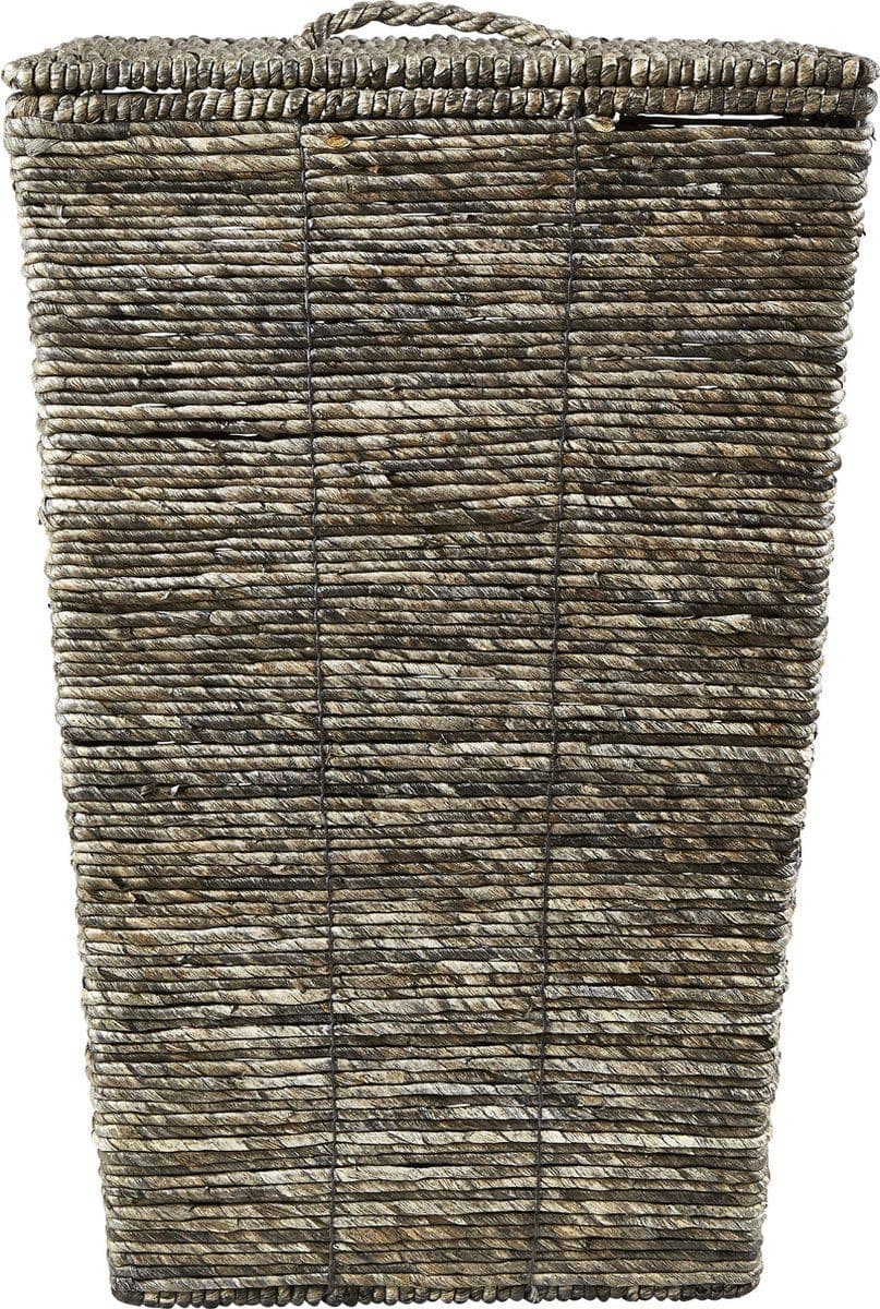KJ Collection Denmark - Wasmand met deksel - 90 l - Grijs