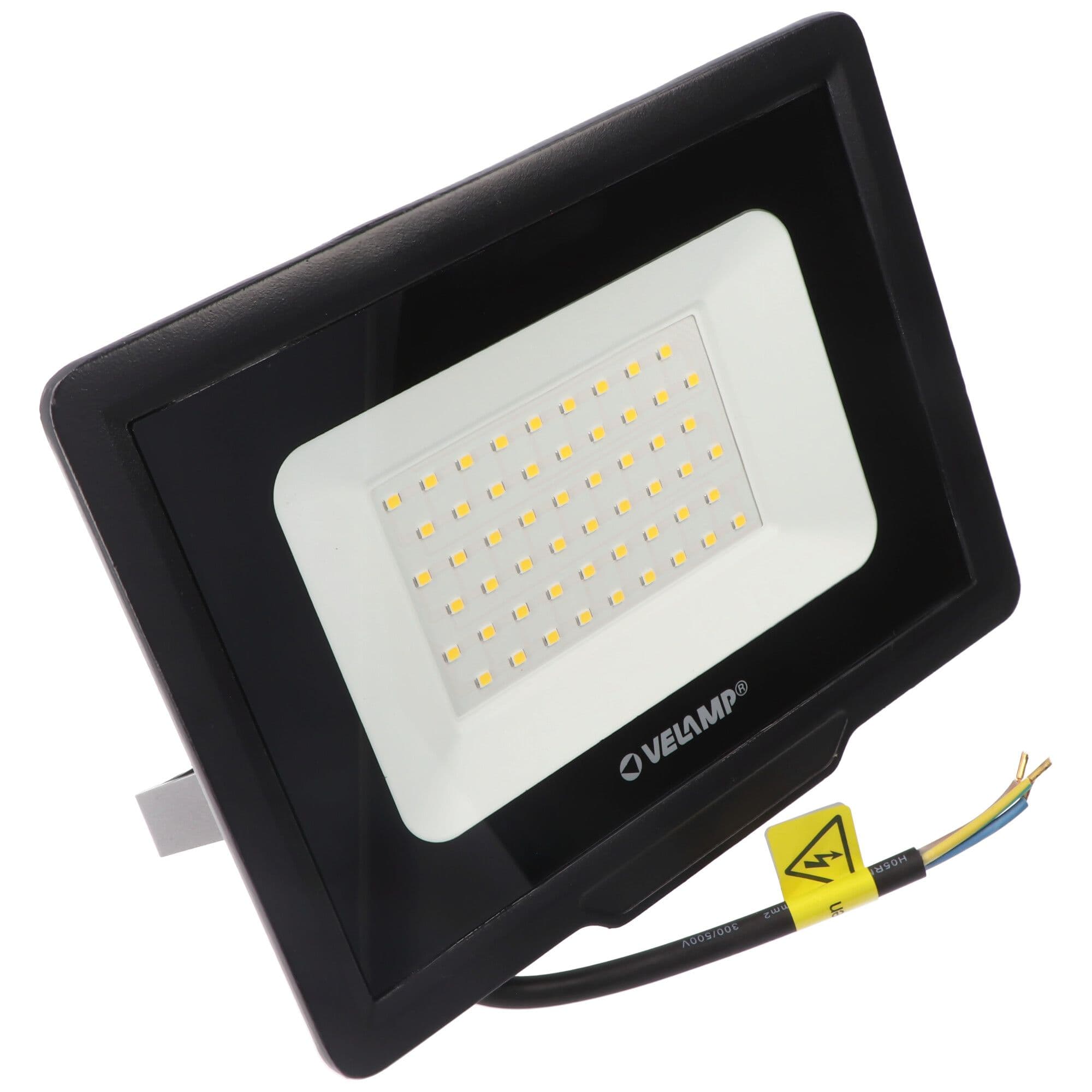 Velamp PADLIGHT5, SMD LED spot, 50W IP65, zwart 4000K