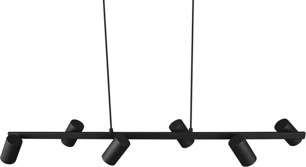 TRIO MARLEY - Hanglamp - 6 lichtpunten - Zwart mat