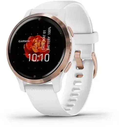 Garmin Venu 2S - GPS Smartwatch - Gezondheidsmonitoring - Rosé Goud (Wit)
