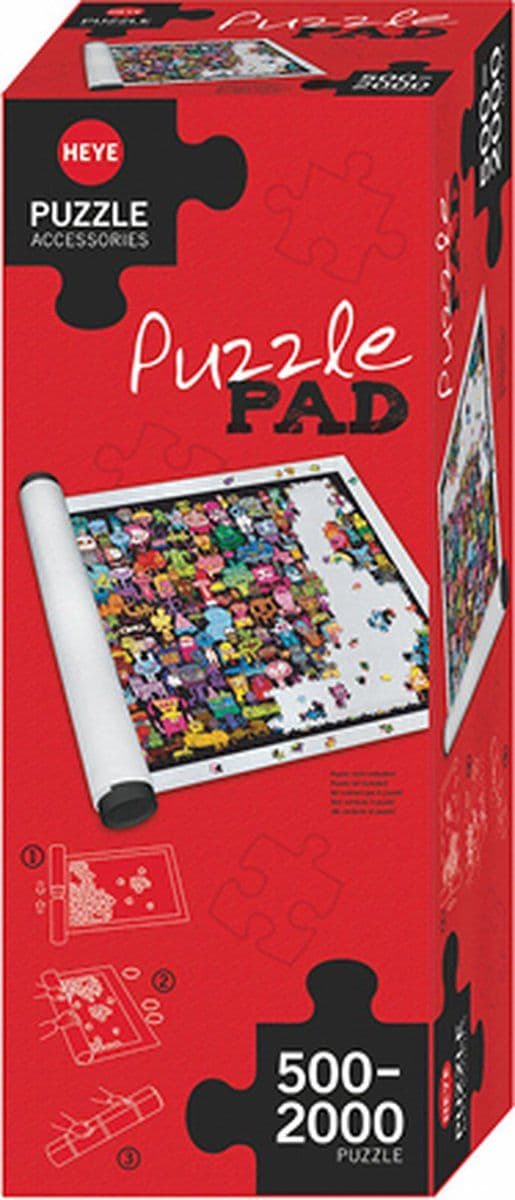 Heye 80589 - Puzzelrol + mat - 500-2000 stukjes - Wit