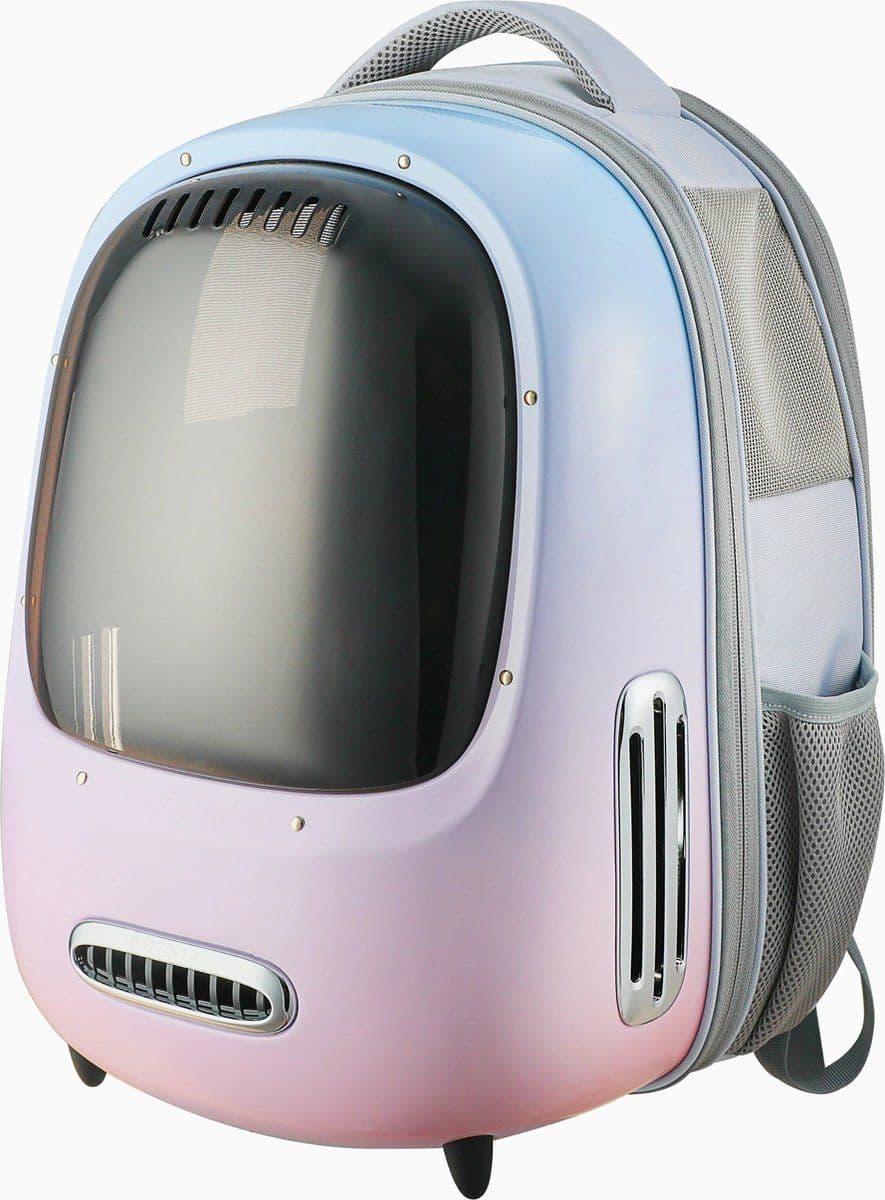 PETKIT Breezy 2 - Smart Cat Carrier - Geschikt voor katten en kleine honden tot 8 kg - Roze